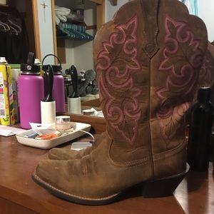 Arias Cowboy Boots Size 7 1/2